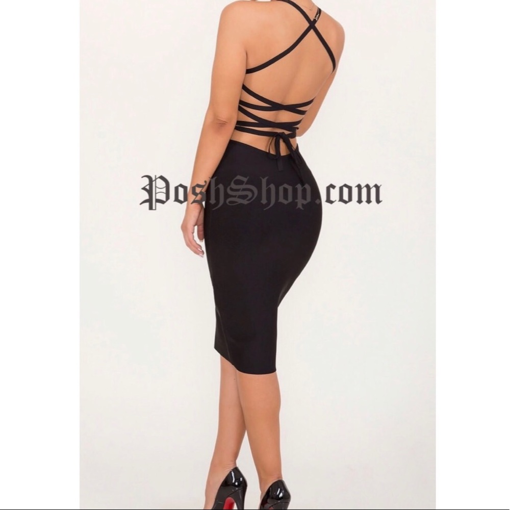 Black bandage 👗 dress